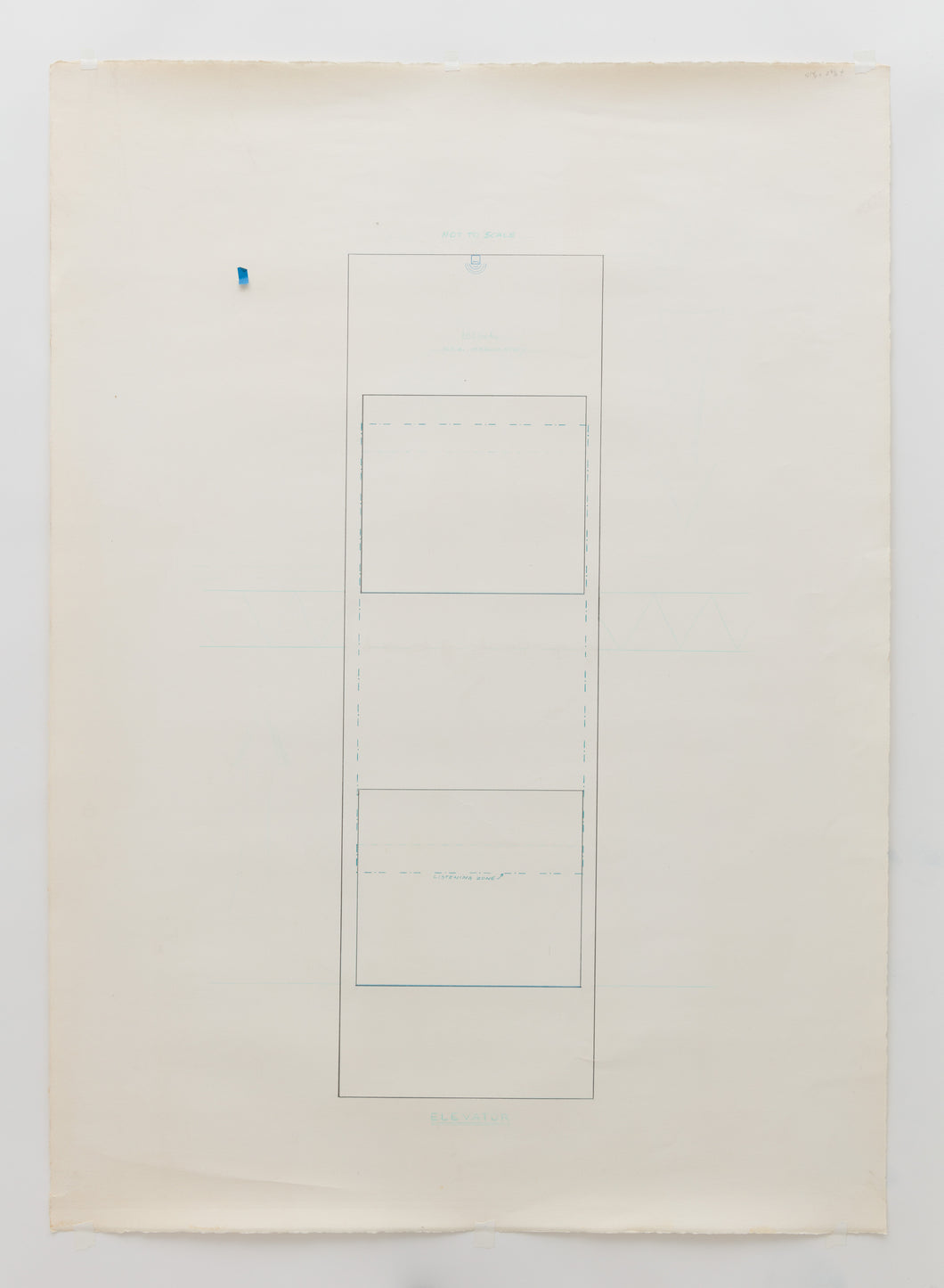 MICHAEL BREWSTER: Elevator Drawing