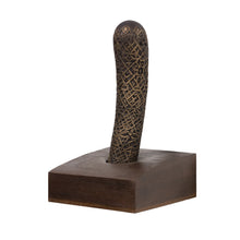 Load image into Gallery viewer, ALHAMBRA by Ross Rudel     2017  Bronze Cast on Wood Base  9 × 5 × 5 inches  23 x 13 x 13 centimeters 
