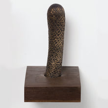 Load image into Gallery viewer, ALHAMBRA by Ross Rudel     2017  Bronze Cast on Wood Base  9 × 5 × 5 inches  23 x 13 x 13 centimeters 
